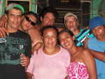 Maurcio, Cristiam, Mrcio, Eduardo, Carina, a mame Ivete e o caula Wilham