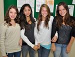 Sofia Freitas, Ana Caroline Cardoso, Luiza Travi e Paola Trindade