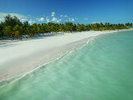 Praia em Punta Cana, litoral caribenho, na Repblica Dominicana.