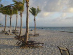 Praia em Punta Cana, litoral caribenho, na Repblica Dominicana.