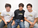 Felipe Goulart, Matheus Daniel e Guilherme Ruysam