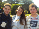 Gabriel Lacorte, Caroline Valduga e Josu Boelter