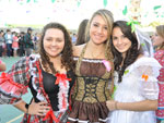 Leticia Gomes, Francielly Luz e Larissa Andrade