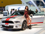 Um dos mticos esportivos norte-americanos, o Ford Mustang Shelby GT500 Cabrio traz motot V8 5.4 Turbo de 550 cv de potncia