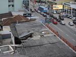 Prdio desabou em frente  concessionria Globo Renault, no bairro Estreito, em Florianpolis. Uma pessoa morreu