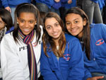 Ana Karoliny Nunes, Cristina Silva e Evelyn Saurin