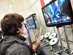 Participantes se divertiram com jogos como Guitar Hero