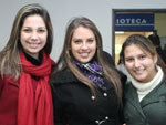 Geovana Righi, Larissa Zappe e Ana Maria de Oliveira