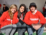 Aline Nass, Karen Walfred e Marcos Senz