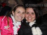 Jana e Aninha no jogo do Figueira 2X1 Santos no Orlando Scarpelli