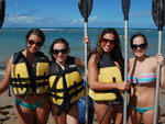 Jordana Dias, Chelyda Hoffmann, Nathalia Sgrott e Sarita Wisbeck