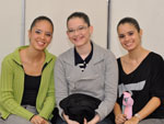 Carla Marques, Talita Nbrega e Lara Marques