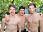 Victor Ohl, Henrique Contreras e Lucas Nedel