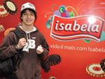 Lucas, vencedor do game Isabela