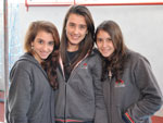 Mayara Munaretto, Jayani Sagaz e Marina Eduarda