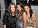 Georgia Bergamin, Yasmin Najmeddine e Maria Eduarda Mello