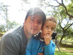 Rafael e o papai, verson, no zoolgico. Amo muito meu paizinho!