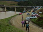 Movimento de pessoas na Barragem Sul, em Ituporanga