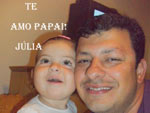 Papai Sandro Te amo Muito Julia 