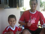 Jos Carlos com o filho Matheus. Inter  uma paixo que passa de pai pra filho! 