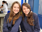 Luiza Frantz e Amanda Deschamps