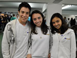 Andr Novello, Maria Eduarda Kretzer e Rariany Lopes