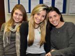 Paula Bender, Amanda Costa e Natlia Souza