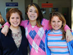 Maria Eduarda Leal, Bruna Zmer e Gabriela Henzel