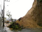 Deslizamento no Bairro Limoeiro, em Itaja