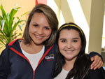 Nicole Schlemper e Maria Eduarda Carvalho