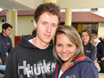 Rafael Moreira e Nicole Schlemper