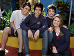 Marcelo Savi, Guilherme Frana, Felipe Rau e Natlia Kinzel