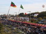 Grande movimento causou transtornos na entrada do Parque de Exposies Assis Brasil