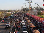 Movimento causou congestionamento neste sbado na BR-116