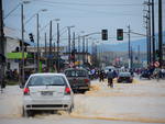 Enchente no Bairro Promorar, em Itaja