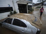 Enchente no Bairro Guarani, em Brusque