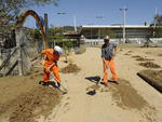 Parque Ramiro Ruediger fechado aps a enchente