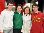 Jos Victor, Luiz Fernando Porto Carioni, Prof Daise e Gustavo Teixeira