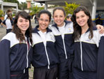 Luisa Pires, Thuani Yokoyama, Grazy Damasceno e Camila Luana