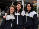 Iasmym Rodrigues, Jlia Mella Massing e Marina Thessing