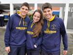 Leonardo Roca, Nathalia Boeno e Guilherme Raupp