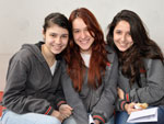 Carol Bruning, Mariana Werlich e Beatriz Leite