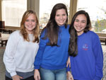 Thayn Hammes, Luana Caetano e Julia Gabriela