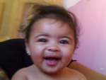 Minha filha Mariana 1 ano e dois mesese...