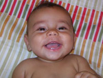 Afilhado Eduardo, com seus 3/4 meses. Te amo nego. Dinda Dbora Grau