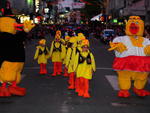 At mesmo os mascotes da festa entraram no clima 