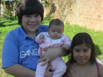 Meus filhos Luan 14 anos, Laura, 8 anos e Lvia 4 meses. ELISANGELA