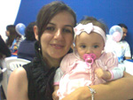 Eu e minha filha Sophia. Mame e as manas te amam hoje e sempre.