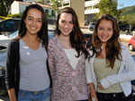 Jlia Silva, Luana Freitas e Gabriela Tykalowitz