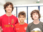 Lucas Geremia, Pedro Telmo e Lucas Hermes